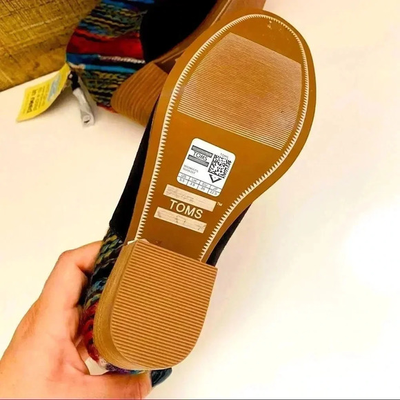 NWT Toms Multi Textile Leila Chocolate Brown Suede Ankle Booties - Picture 9 of 9